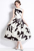 Delicate Splendid Vintage Pretty Women Flared A-Line Formal, Guest, Party Quinceanera Dress